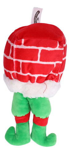 Juguete Navideño De Peluche Para Perro, Masticable Y Suave,