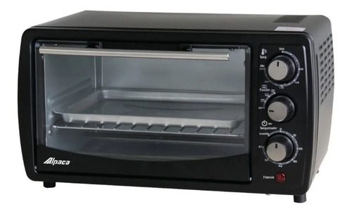 Horno Eléctrico 13 Lts Con Bandeja Timer Alpaca Alphe-13l 