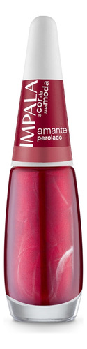 Esmalte Impala Amante Perolado Vermelho Longa Duração