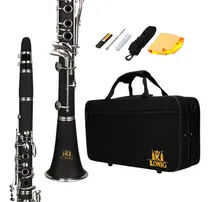 Comprar Clarinete Em Si Bemol 17 Chaves Niquelada  Ccb Konig