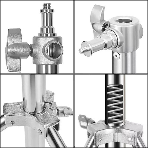 Kit Portafondos 2 Tripies Acero 2.90m + Brazo Transversal 3m