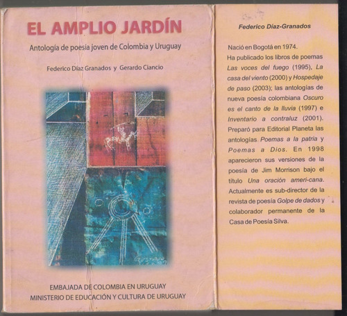 Antologia Poesia Joven Uruguay Y Colombia Amplio Jardin 2005