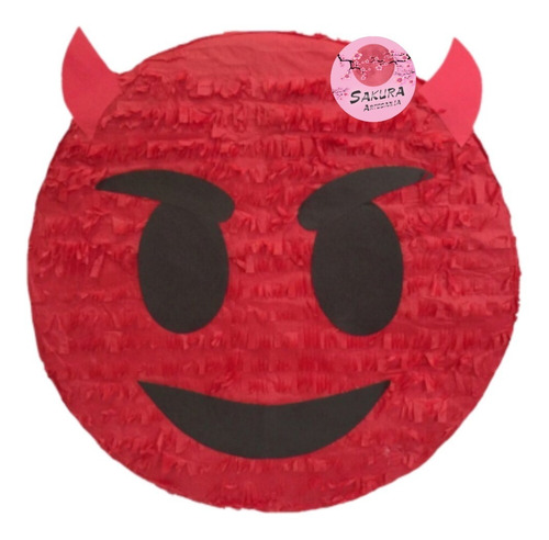 Piñata Emoti Diablo Piñatas Emoticones