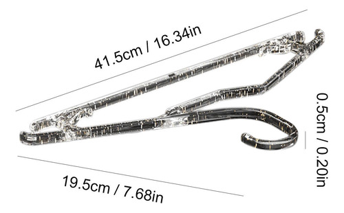 Perchas Para Faldas 10 Perchas Transparentes Para Ropa De Al
