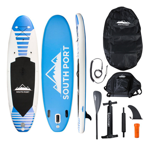Stand Up Paddle Azul Gadnic Bertha Tabla Inflable Remo Bolso