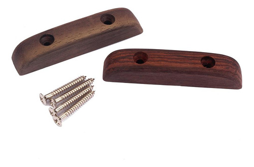 Rosewood Thumb Rest Tug Bar Finger Pull Para Accesorios De