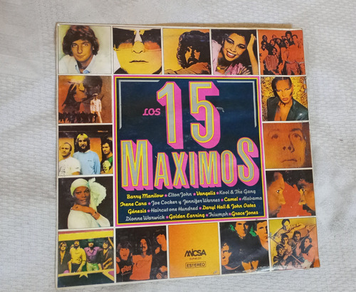 Los 15 Máximos , Interpretes Varios (l.p) Disco.