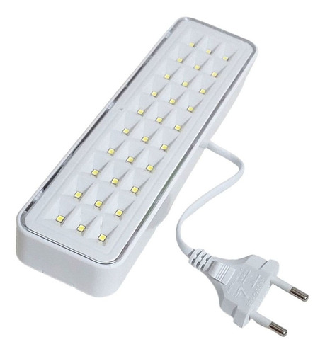 6 Luz De Emergência Com Tomada 30 Leds 127/220V