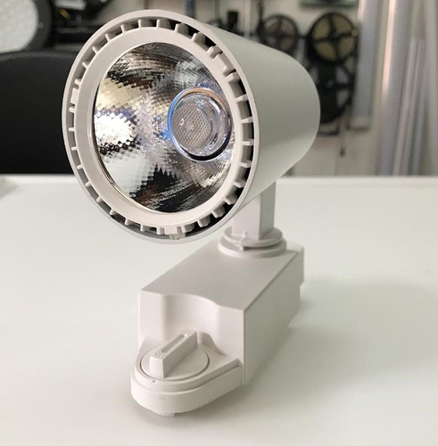 Spot Para Trilho Eletrificado Branco Led 12w 6000k Frio