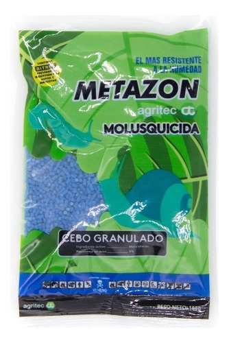 Metazon Molusquicida X 500 Gr. - Veneno Babosas Caracoles
