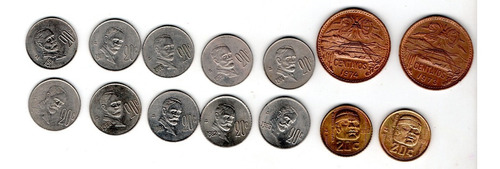 Colección Monedas  Veinte Centavos  1974 A 1984