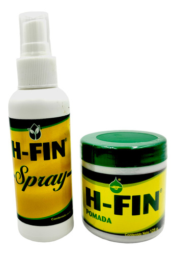 Kit Pomada Y Spray H-fin Corporalpara Hongos 