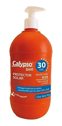 Protector Solar Calypso 30 De 480g - Mundo Trabajo