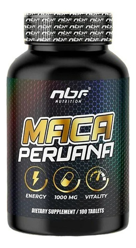 Suplemento Em Tablets Nbf  Suplementos E Vitaminas Maca Peruana Nbf Vitaminas Maca Peruana Nbf Em Pote De 150g 100 Un