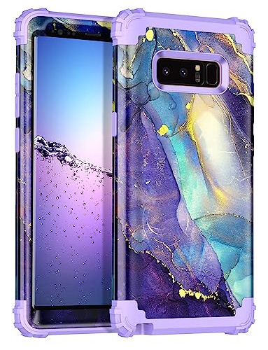 Funda Para Samsung Galaxy Note 8 6.3 Pulgada Morado Plast-02