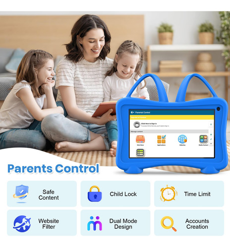 Kids Tablet Trayoo 7 Toddler W/ Wifi, Youtube, Dual Camera R