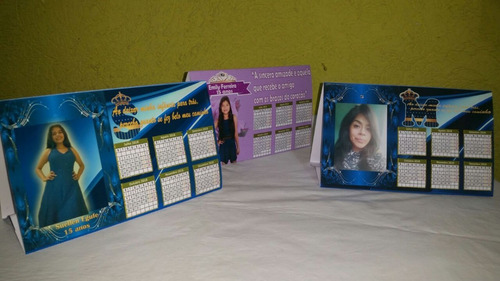 Imagem 9 de 10 de Calendário 40und Personalizado Convite Debutante, Empresas..