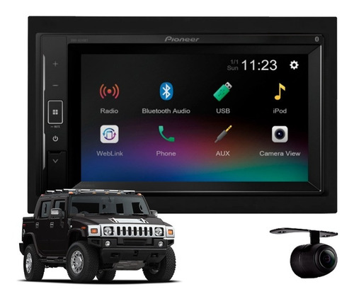 Central Multimidia Pioneer Hummer H2 2006 2007 2008 2009