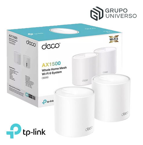 Deco X10 2 Pack Tp-link Mesh Sistema Wifi 6 Ax1500