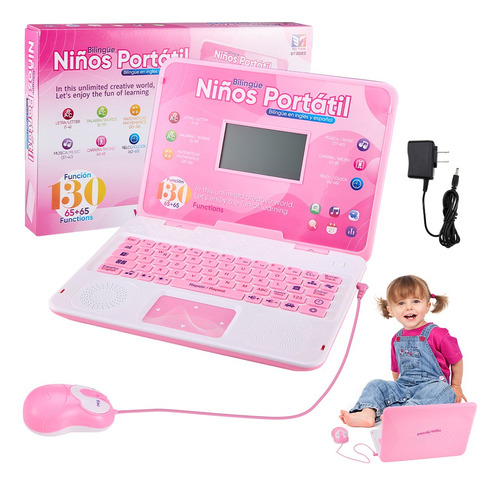 Computadora Didactica Infantil De Juguete Ingles Español 130