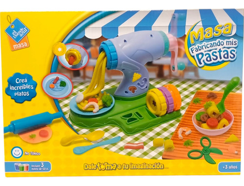 Juego De Masa Fabrica De Pastas El Duende Azul 6844 Color Multicolor