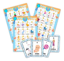 Comprar Lotería Baby Shower Niño Patitos 200 Tablas Imprimibles Pdf