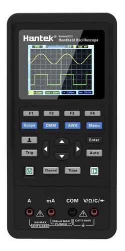 Osciloscópio portátil de multímetro portátil Hantek 2d72 70mhz