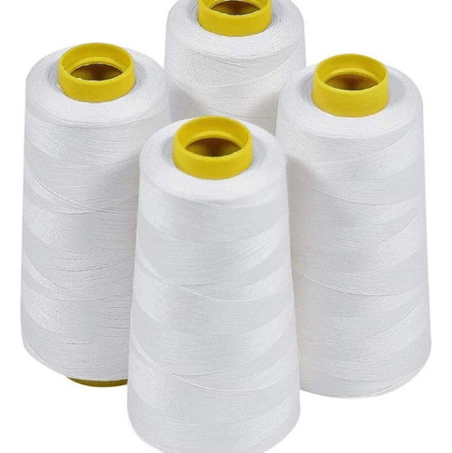 Hilo De Coser Cono De  2000 Yardas Blanco  X 12 Unidades