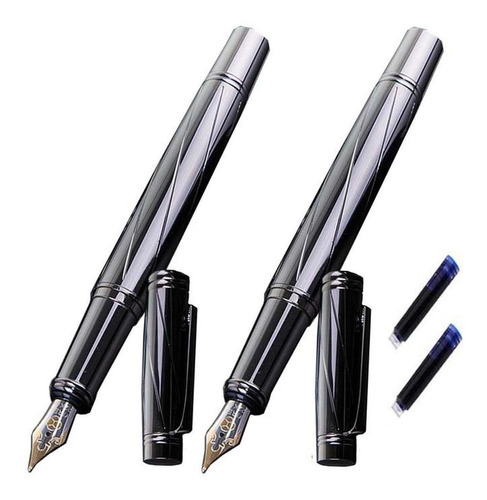 Bolígrafos Tipo Fuente Elegantes, Mxrkg-006, 2pzas, 0.5mm Pu