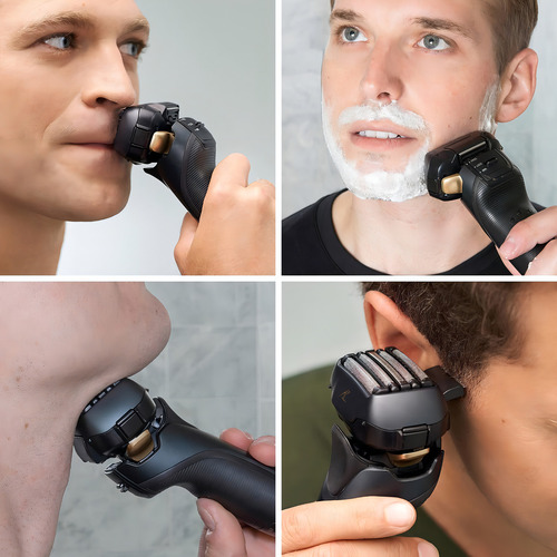 Barbeador elétrico masculino Panasonic ES-LV67 ARC5 úmido e seco