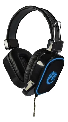 Audífonos Gamer Vta Over Ear Diadema Ajustable Color Negro