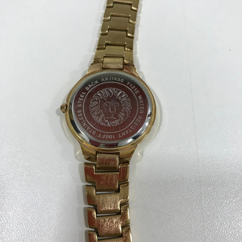 Relógio Anne Klein Feminino Dourado Rosê Usado Original Eua