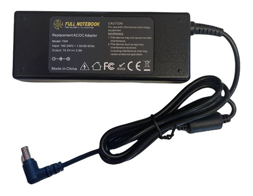 Cargador Alternativo Sony Vaio 19.5v 3.9a Pin 6.5x4.4