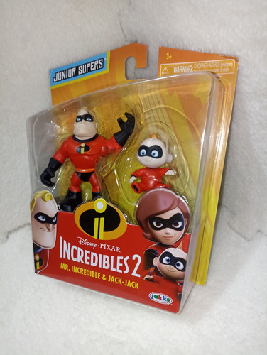 Set 4 Piezas Mr Increíble, Jack Jack Elastigir, Screenslaver