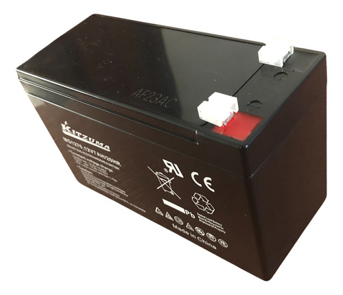 Bateria  12v 7 Ah Recargable Alarmas Cerco Electrico