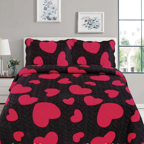 Cubre Cama Edredón Plumón Verano Estampado Diseño 835 2pla
