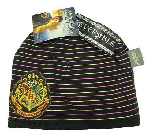 Gorro Para El Frio Reversible 2 En 1 Harry Potter Hogwarts