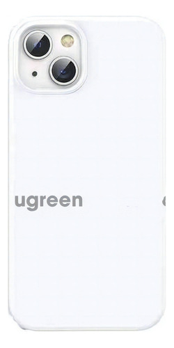 Capa Protetora Para iPhone 13 Ugreen Silky Silicone Cor Branco