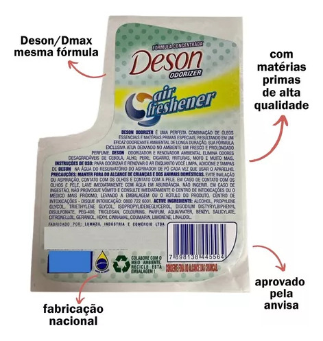 Aspirador Rainbow - Odorizer - Caixa C/3 Unidades 850 Ml