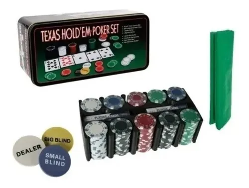 Juego De Mesa 200 Fichas Poker Texas Holden
