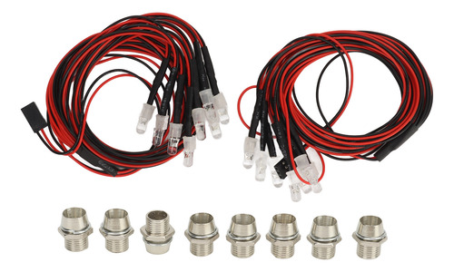 Kit De Iluminación Rc De 8 Led, Juego De 2 Luces De Coche Un