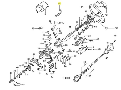 Emisor Receptor Alarma Columna Direccion Ford F4000 1999/