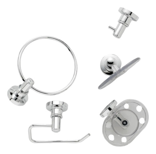 Set Accesorios Baño Peirano Linea 1000 - Kit 5 Piezas 1005