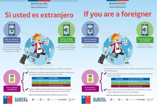 Imagen 6 de 7 de Homologación Inscripción Imei Celulares Extranjeros Subtel