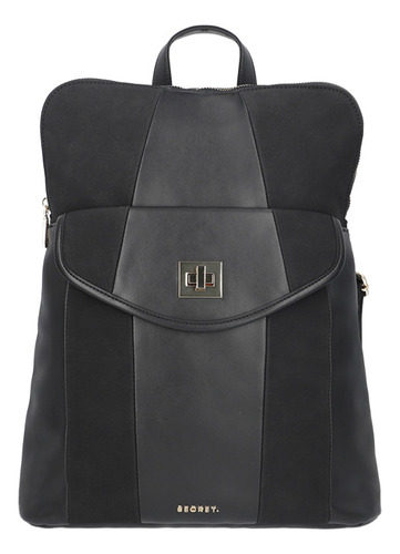 Mochila Notebook Secret Suiza Fw24 Negro 14 