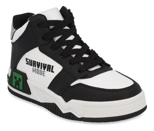 Tenis Abotinado Multicolor De Minecraft 57006