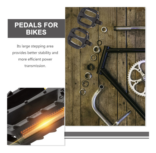 1 Par De Pedales De Bicicleta Antideslizantes Para Niños