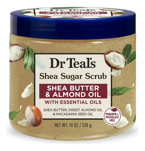 Dr Teal's Shea Sugar Body Scrub 19oz