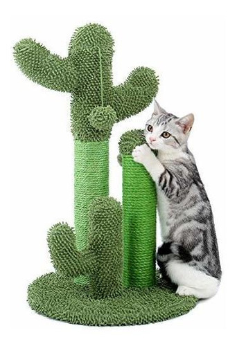 Cactus Rascador Para Gatos ( M: 3palos C/pelota 58.5cm)