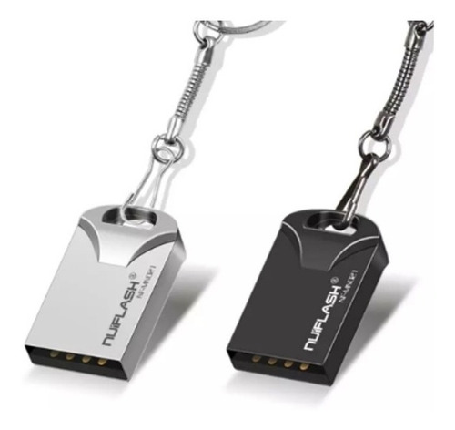 Pen Drive Nano 16gb Com Suporte Cor Grafite